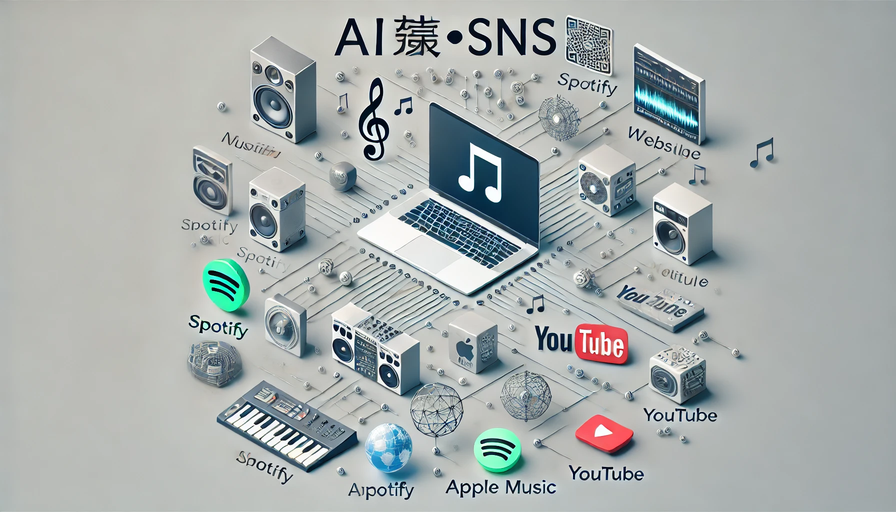 AI時代の音楽制作とSNS・ホームページ連携